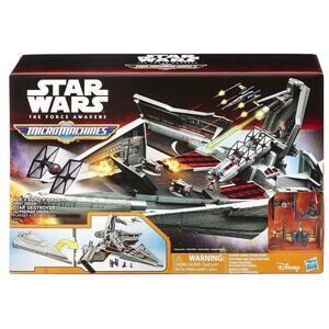 Star Wars The Force Awakens Micro Machines First Order Star Destroyer Playset